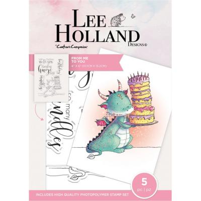 Crafter's Companion Lee Holland Clear Stamps - From Me to You
